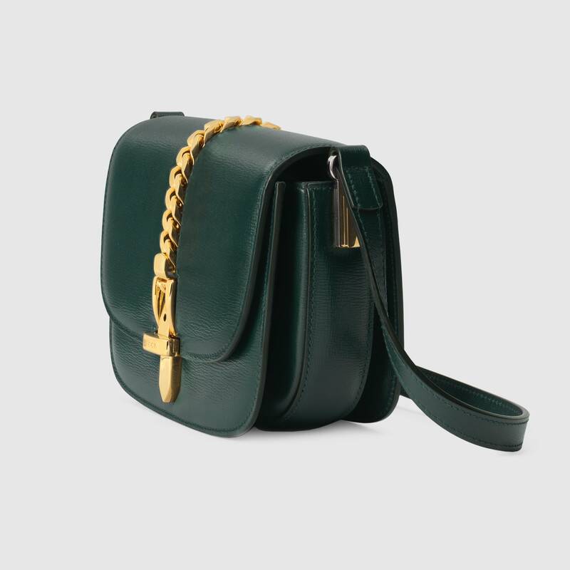 Gucci Sylvie 1969 Mini Shoulder Bag 615965 Green